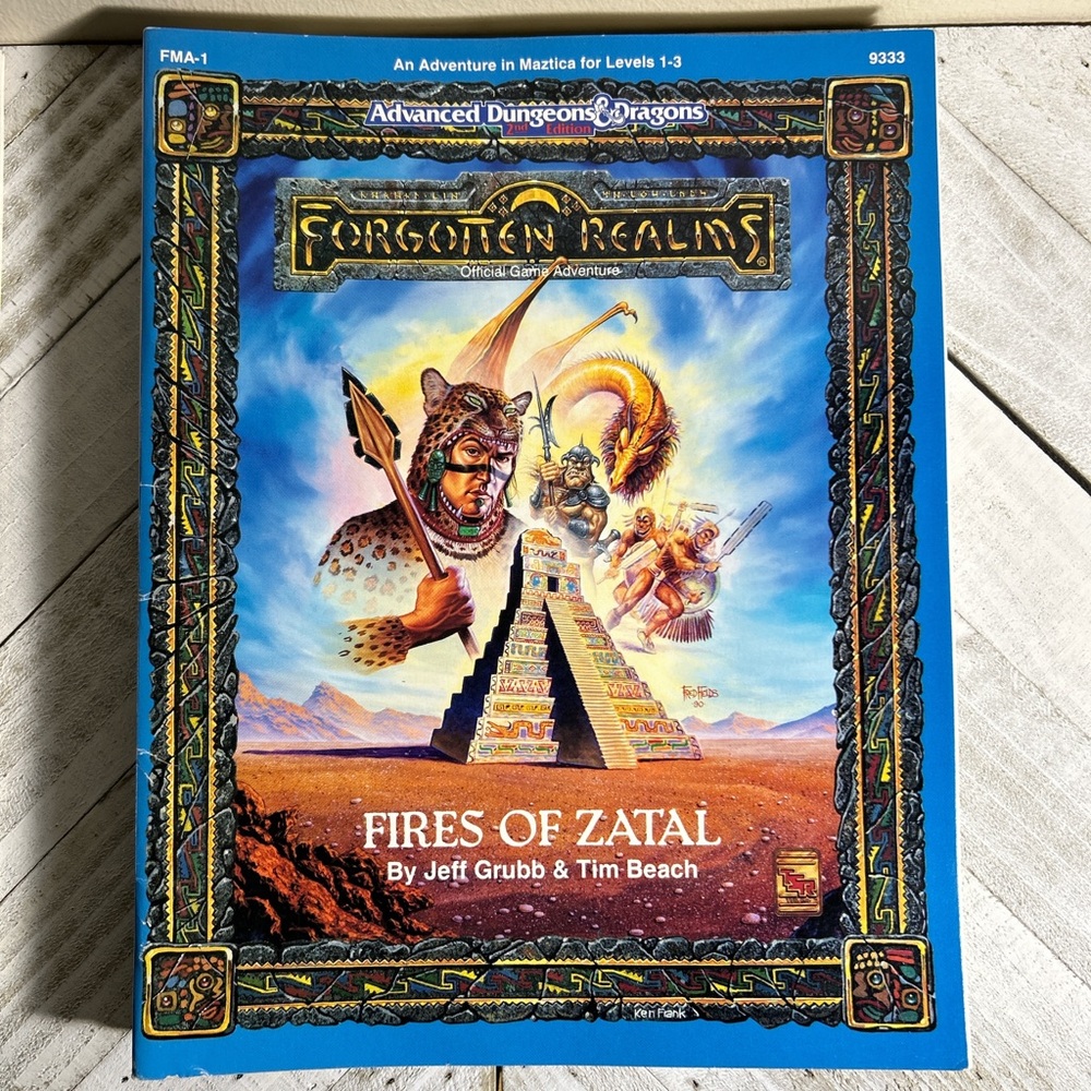 Advanced Dungeons & Dragons - Fires of Zatal - Adventure Guide